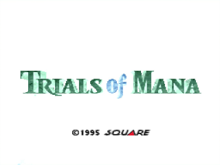 Seiken Densetsu 3 title screen for Super Famicom